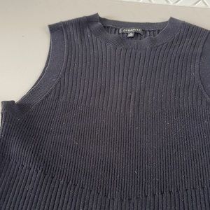 Brand: Dynamite. Black knitted tank.
